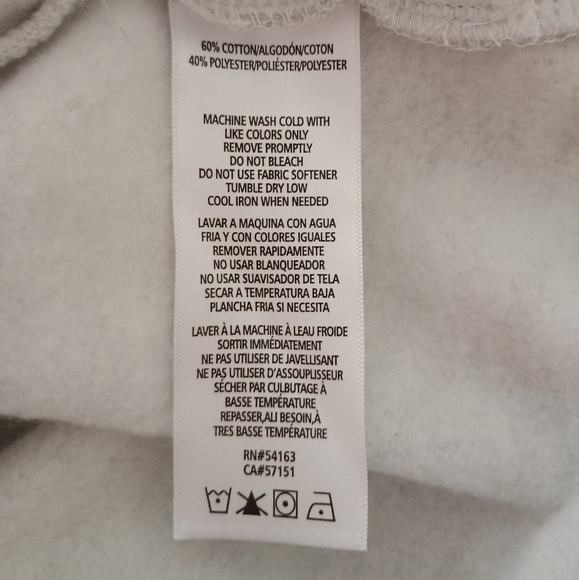 NWOT Tommy Hilfiger Women's Logo Comfy Soft Gray Hoodie - Picture 4 of 7